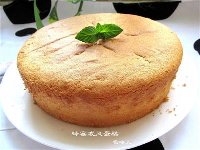 蜂戚風ケーキ