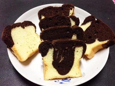 美しい大理石ケーキ