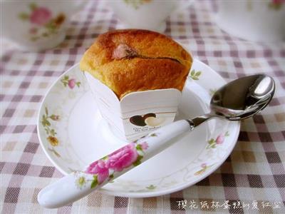 桜花紙杯ケーキ