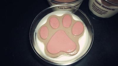 猫爪プディン凍チーズケーキ