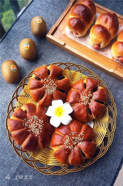 椰汁花式のパン