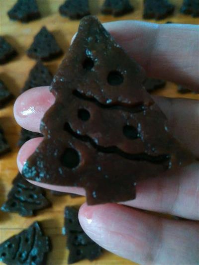 チョコ 豆クッキー