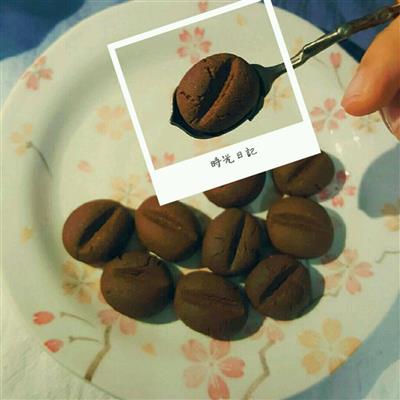 チョコレートコーヒ豆クッキー