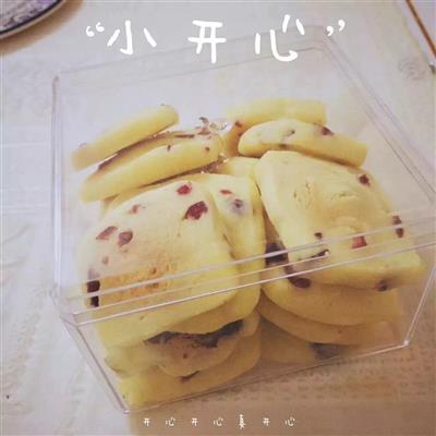 微波炉版蔓越ベリークッキー